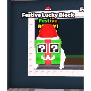 FESTIVE LUCKY BLOCK 