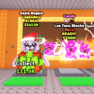 SEALO REGALO + LOS TACO BLOCKS CANDY