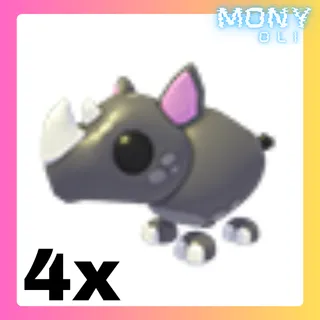 4X BLACK RHINO