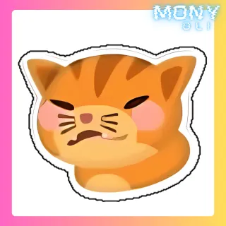 DINNER DISCOURSE CAT STICKER