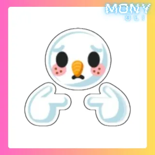 Pretty please snowball sticker