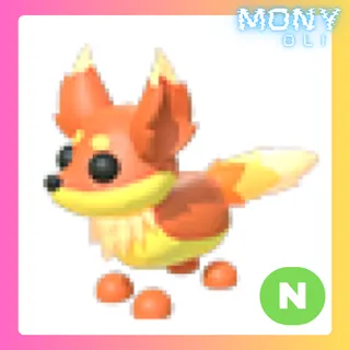 NEON FLAMING FOX