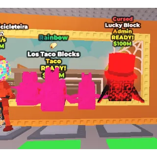 LOS TACO BLOCKS RAINBOW + LUCKY BLOCK ADMIN CURSED
