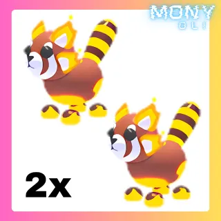 2X TOASTY RED PANDA 