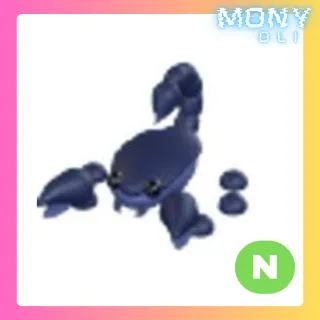 NEON HALLOWEEN BLUE SCORPION