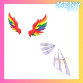 PRIDE WINGS + FOLDED PAPER WINGS