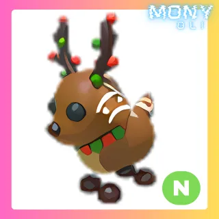 GINGERBREAD REINDEER NEON
