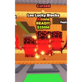 LOS LUCKY BLOCKS ADMIN CURSED