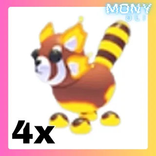 4X TOASTY RED PANDA 