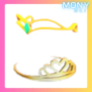 GOLDEN CIRCLET + GOLD TIARA