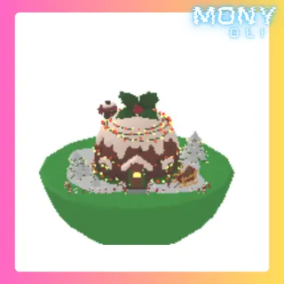 CHRISTMAS PUDDING HOUSE (FULL EXTERIOR)