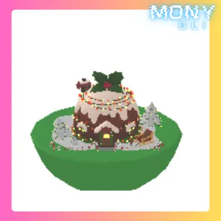 CHRISTMAS PUDDING HOUSE (FULL EXTERIOR)