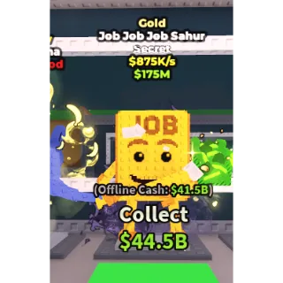 JOB JOB JOB SAHUR GOLD