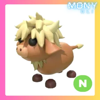 NEON HIGHLAND COW