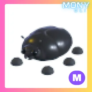 MEGA NEON GIANT BLACK SCARAB