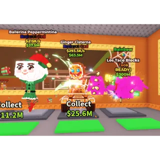 LOS TACO BLOCKS RAINBOW + GINGER CISTERNA + BALLERINA PEPPERMINTINA