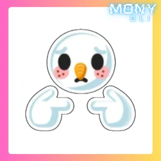 Pretty please snowball sticker