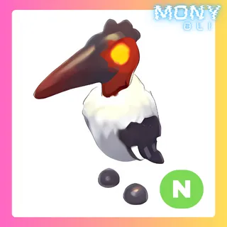 NEON MARABOU STORK 