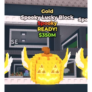 SPOOKY LUCKY BLOCK GOLD