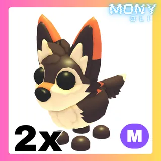 2X MEGA NEON MEXICAN WOLF