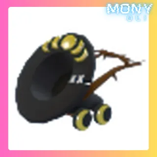 HALLOWEEN BLACK WITCH HAT STROLLER