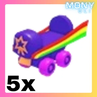 5x LASER DISCO SKATES