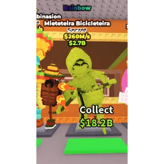 MIETETEIRA BICICLETEIRA RAINBOW $260M/S