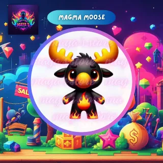 Neon Luminous Magma Moose