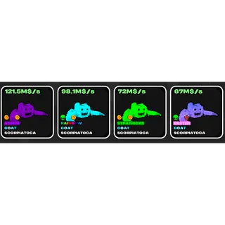 Fruits vs Brainrots Scorpiatoga Pack