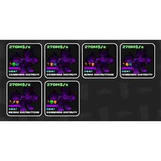 Fruits Vs Brainrot MAX Cerebini x6!