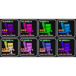 Fruits vs Brainrots ALL Sahurs pack