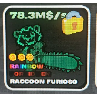 Fruits vs brainrot RAINBOW RACCOON!