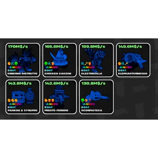 Fruits Vs Brainrot Rainbow MAX