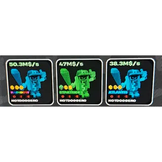 Fruits vs brainrots Hotdogger bundle