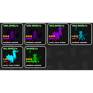 Fruits vs Brainrots HUGE $$ bundle