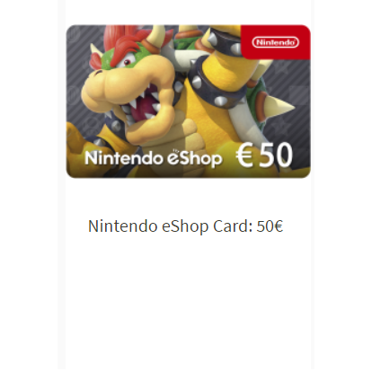 nintendo 50 gift card