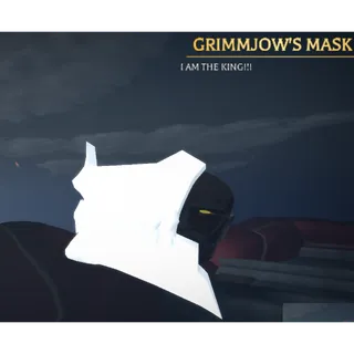 Grimmjow Mask  AOTR 
