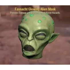 FASNACHT GLOWING ALIEN MASK
