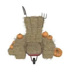 HAY BALE THRONE PLAN