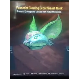 FASNACHT GLOWING SCORCHBEAST MASK
