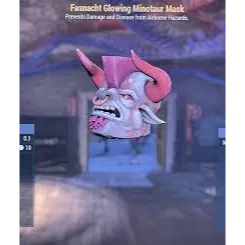 FASNACHT GLOWING MINOTAUR MASK