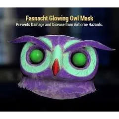 FASNACHT GLOWING OWL MASK