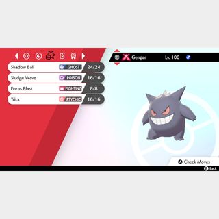 Mega Gengar  SHINY 6IV MEGA GENGAR! - Game Items - Gameflip