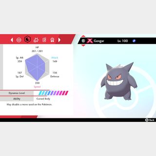 GENGAR  ULTRA SHINY GIGANTAMAX 6IV! - Game Items - Gameflip