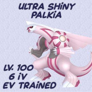 Pokemon Sword and Shield Shiny Palkia 6IV-EV Trained