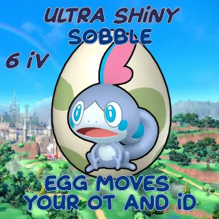 Ultra Shiny Sobble EGG / Your OT ID
