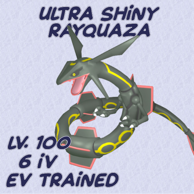 For Scar Shiny World Hobby Fair Event Rayquaza Pokemon - 3DS Games -  Gameflip