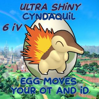 Ultra Shiny Cyndaquil EGG / Your OT