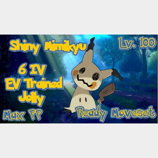 Mimikyu  Shiny Mimikyu 6 IV Jolly - Game Items - Gameflip