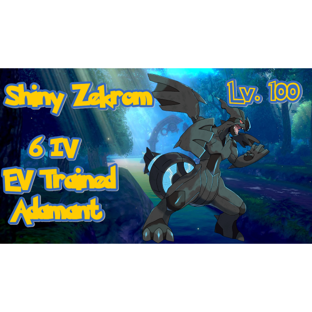 Other  Shiny Zekrom 6 IV Jolly - Game Items - Gameflip